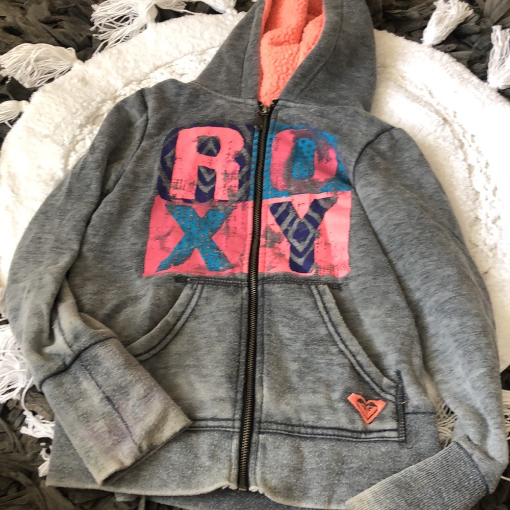 Girls Roxy Zip Up - Picture 3 of 4